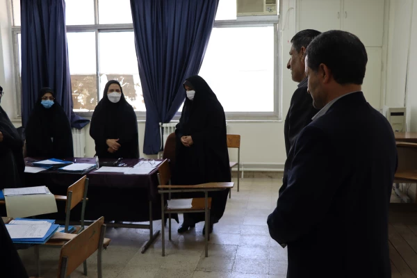 بازدید مدیرکل آموزش و پرورش استان از فرایند مصاحبه داوطلبان ورود به دانشگاه فرهنگیان 4