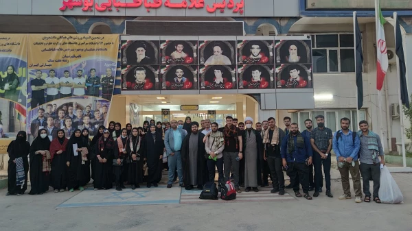 اعزام کاروان دانشجویی دانشگاه فرهنگیان استان بوشهر به مراسم پیاده روی اربعین 5