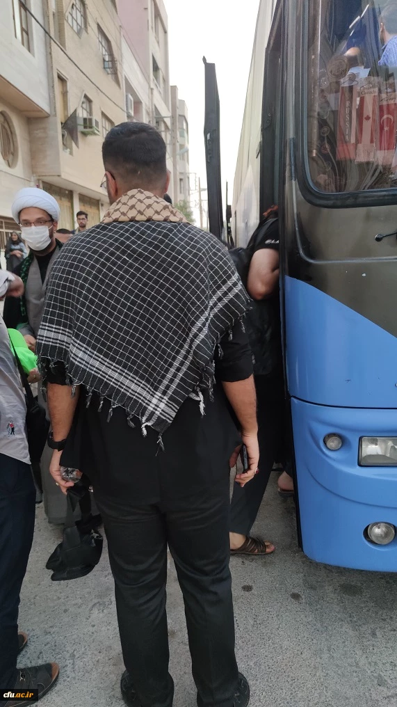 اعزام کاروان دانشجویی دانشگاه فرهنگیان استان بوشهر به مراسم پیاده روی اربعین 7