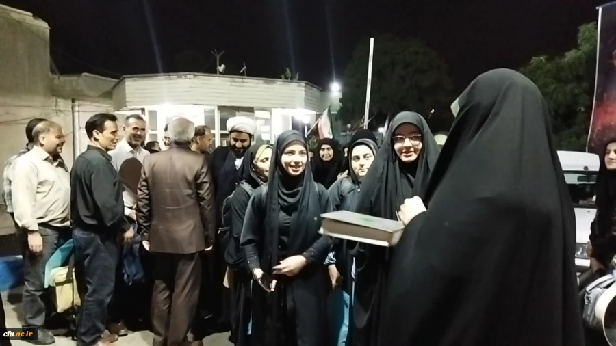 اعزام کاروان دانشگاهیان فرهنگیان استان آذربایجان شرقی به مراسم پیاده روی اربعین 6