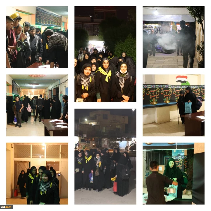 دانشجو معلمان استان گلستان در موکب دانشگاه فرهنگیان در کربلا