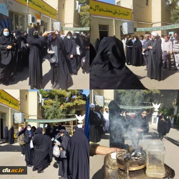 انشجویان دختر دانشگاه فرهنگیان سیستان و بلوچستان اعزامی به  پیاده روی اربعین