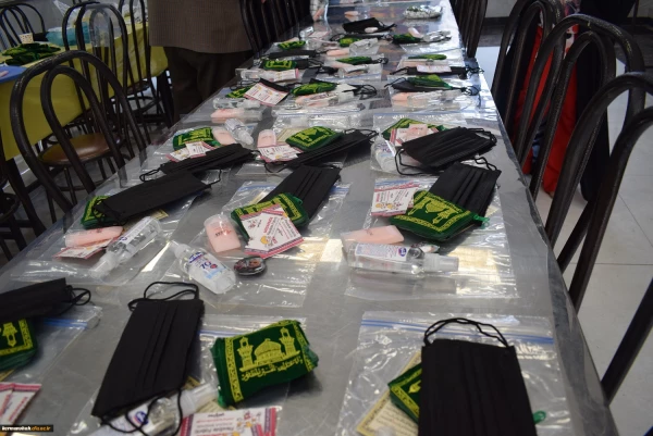 موکب شهدای تربیت معلم دانشگاه فرهنگیان کرمانشاه در مسیر کربلای معلی 4