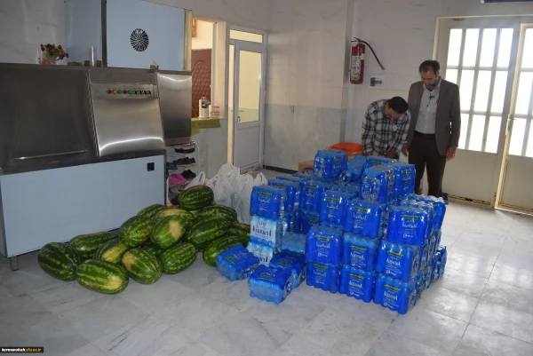 موکب شهدای تربیت معلم دانشگاه فرهنگیان کرمانشاه در مسیر کربلای معلی 7