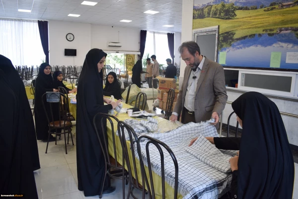 موکب شهدای تربیت معلم دانشگاه فرهنگیان کرمانشاه در مسیر کربلای معلی 9