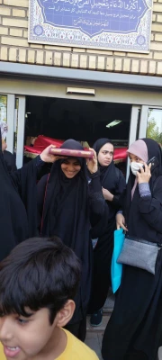 اعزام دانشجو معلمان پردیس شهیده بنت الهدی صدر قزوین به پیاده روی معنوی اربعین 2