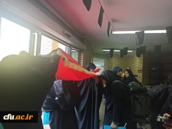 اعزام دانشجو معلمان پردیس شهیده بنت الهدی صدر قزوین به پیاده روی معنوی اربعین 7