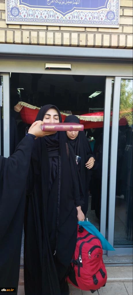 اعزام دانشجو معلمان پردیس شهیده بنت الهدی صدر قزوین به پیاده روی معنوی اربعین 8