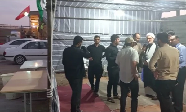 بازدید معاون فرهنگی و اجتماعی سازمان مرکزی از موکب شهدای تربیت معلم دانشگاه فرهنگیان کرمانشاه 4