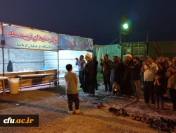 بازدید معاون فرهنگی و اجتماعی سازمان مرکزی از موکب شهدای تربیت معلم دانشگاه فرهنگیان کرمانشاه 5