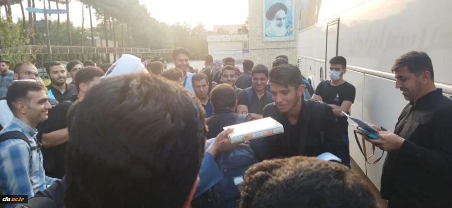 آیین بدرقه کاروان زیارتی اربعین دانشجومعلمان دانشگاه فرهنگیان استان اصفهان 3