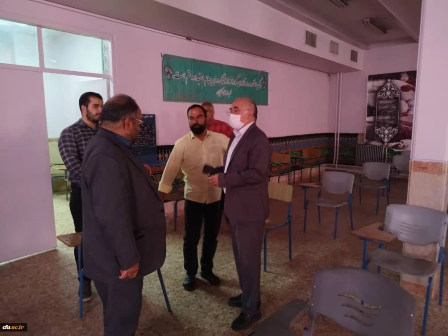 بازدید سرپرست مدیریت امور پردیس های استان تهران از دبیرستان ملاصدرا شهرری 3