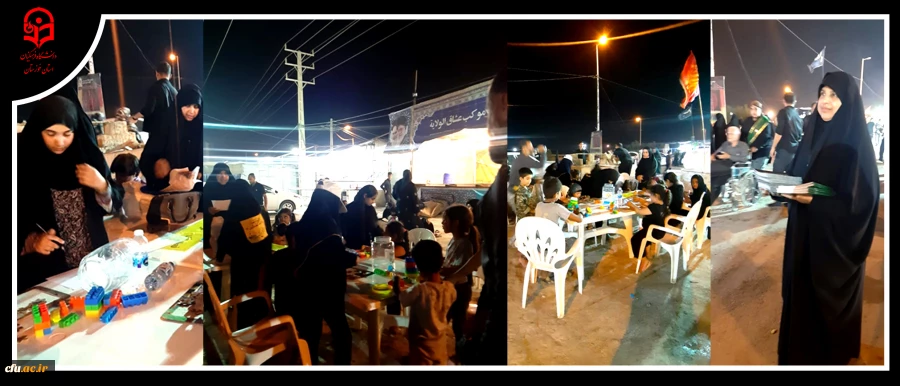 موکب مرکز اروند دانشگاه فرهنگیان خوزستان در مرز شلمچه برگزار نمود 2