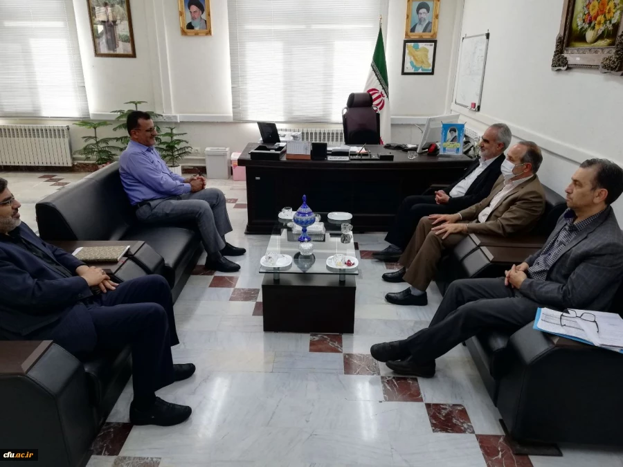 دیدار سرپرست دانشگاه فرهنگیان استان با رئیس سازمان مدیریت و برنامه ریزی 2