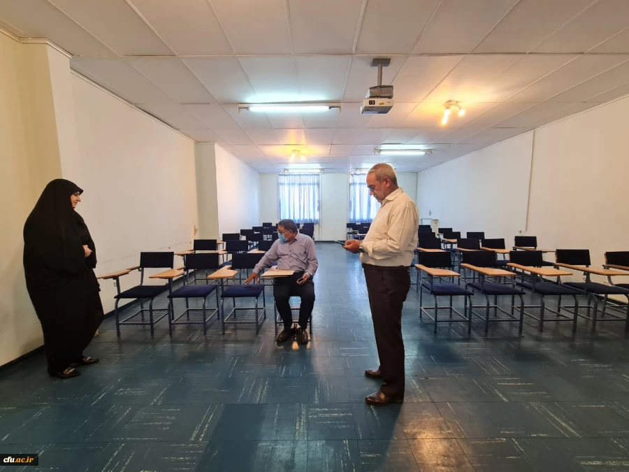 بازدید دکتر انصاری راد از آماده سازی پردیس فاطمه الزهرا تبریز برای آغاز آموزش حضوری دانشجویان در نیمسال تحصیلی جدید 1401 5