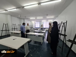بازدید دکتر انصاری راد از آماده سازی پردیس فاطمه الزهرا تبریز برای آغاز آموزش حضوری دانشجویان در نیمسال تحصیلی جدید 1401 6