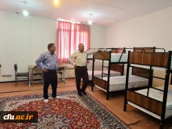بازدید دکتر انصاری راد از آماده سازی پردیس فاطمه الزهرا تبریز برای آغاز آموزش حضوری دانشجویان در نیمسال تحصیلی جدید 1401 12
