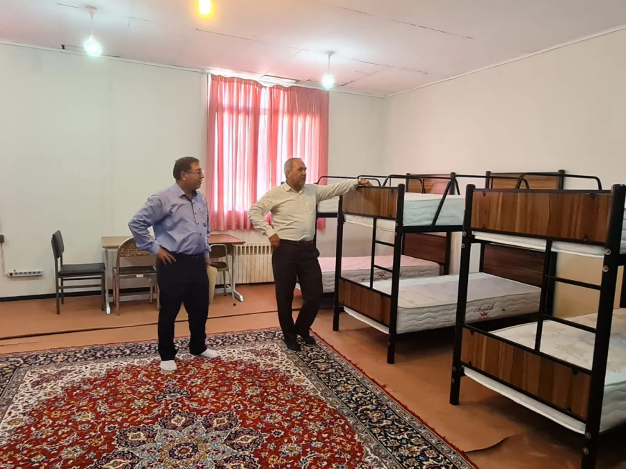 بازدید دکتر انصاری راد از آماده سازی پردیس فاطمه الزهرا تبریز برای آغاز آموزش حضوری دانشجویان در نیمسال تحصیلی جدید 1401 12