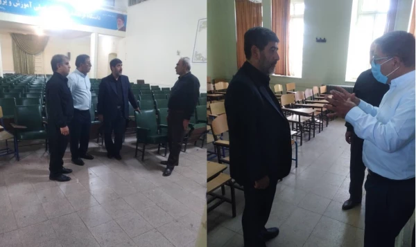 بازدید دکتر محمدی سرپرست معاونت سیاسی، امنیتی و اجتماعی استانداری استان آذربایجان شرقی و دکتر انصاری راد معاون دانشجویی دانشگاه فرهنگیان 2