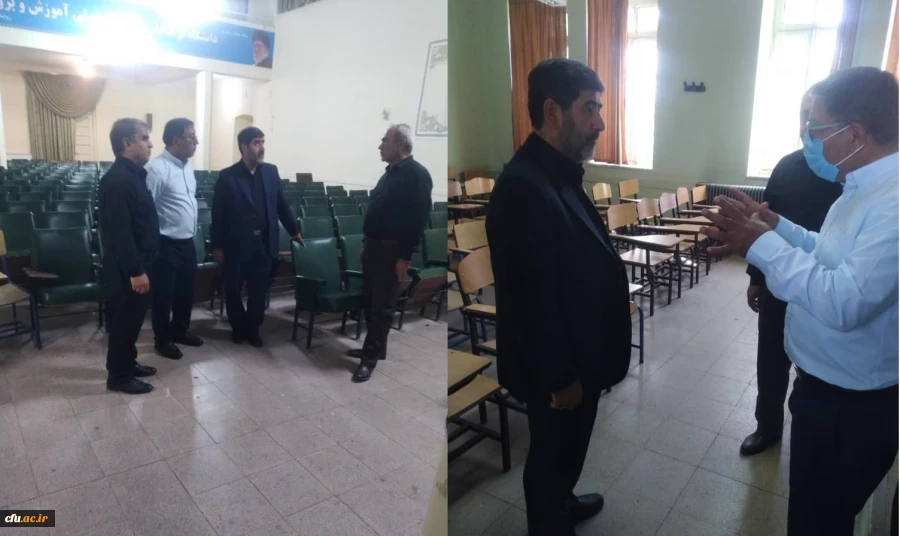 بازدید دکتر محمدی سرپرست معاونت سیاسی، امنیتی و اجتماعی استانداری استان آذربایجان شرقی و دکتر انصاری راد معاون دانشجویی دانشگاه فرهنگیان 2