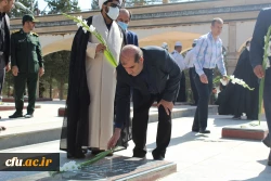 مراسم غبار روبی قبور مطهر شهدای دفاع مقدس به مناسبت آغاز  هفته دفاع مقدس 6