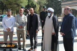 مراسم غبار روبی قبور مطهر شهدای دفاع مقدس به مناسبت آغاز  هفته دفاع مقدس 8