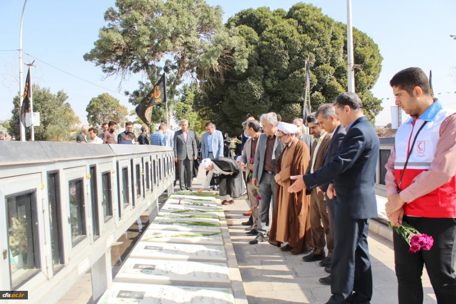 مراسم غبارروبی و تجدید میثاق با آرمان های شهدای والامقام عرصه دفاع مقدس 8