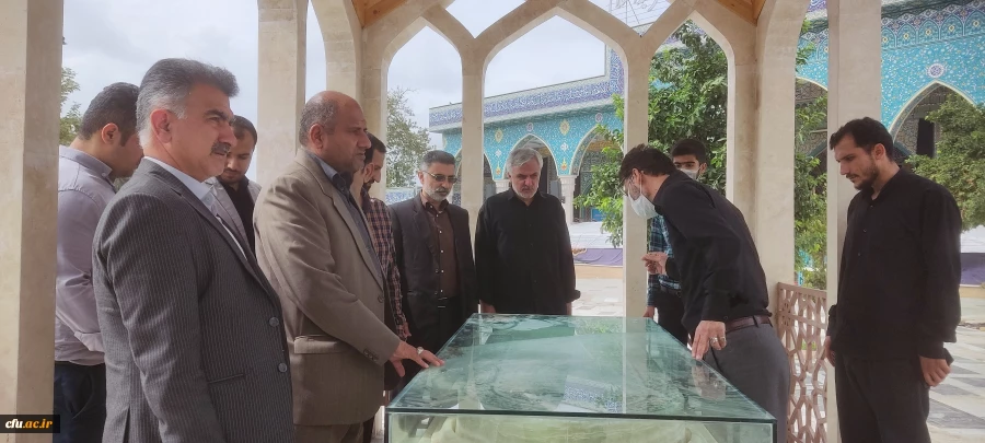 تجدید میثاق کارکنان دانشگاه فرهنگیان گلستان با شهداء 2