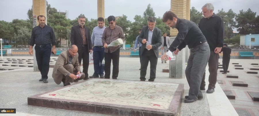 تجدید میثاق کارکنان دانشگاه فرهنگیان گلستان با شهداء 4