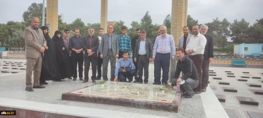 تجدید میثاق کارکنان دانشگاه فرهنگیان گلستان با شهداء 5