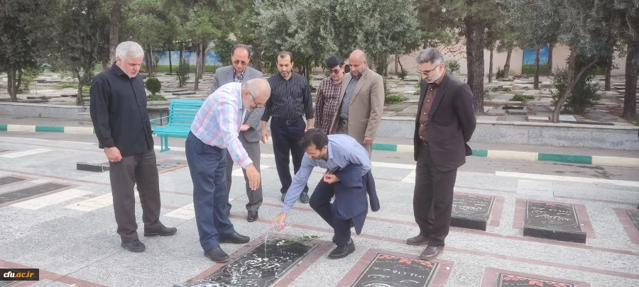 تجدید میثاق کارکنان دانشگاه فرهنگیان گلستان با شهداء 6