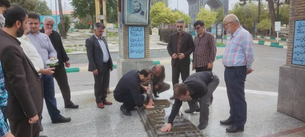 تجدید میثاق کارکنان دانشگاه فرهنگیان گلستان با شهداء 7