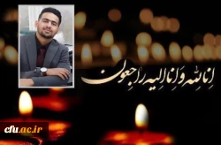 پیام تسلیت معاون هماهنگی مدیریت استان در پی در گذشت نابهنگام دانشجو معلم امیر حسین صادقی 2