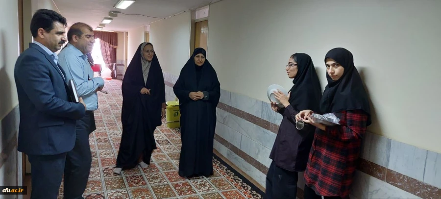 بازدید از سراهای دانشجویی مرکزحضرت زینب کبری (س) بروجرد 2