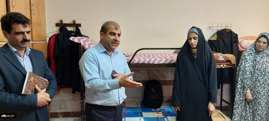 بازدید از سراهای دانشجویی مرکزحضرت زینب کبری (س) بروجرد 2