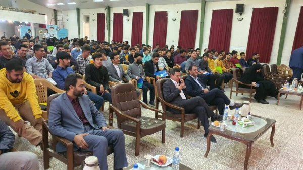 مراسم استقبال از دانشجویان جدیدالورود مرکز شهیدآیت نجف آباد استان اصفهان 17