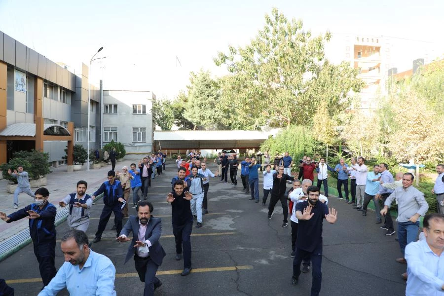 آیین گرامیداشت هفته تربیت بدنی و ورزش در سازمان مرکزی 6