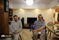 دیدار هیات رئیسه دانشگاه فرهنگیان با جانباز والامقام،محمد فارسی 8