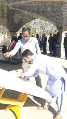 تجمع اساتید، کارکنان، دانشجویان دانشگاه فرهنگیان استان سیستان و بلوچستان در محکومیت جنایت تروریستی در شاهچراغ 5