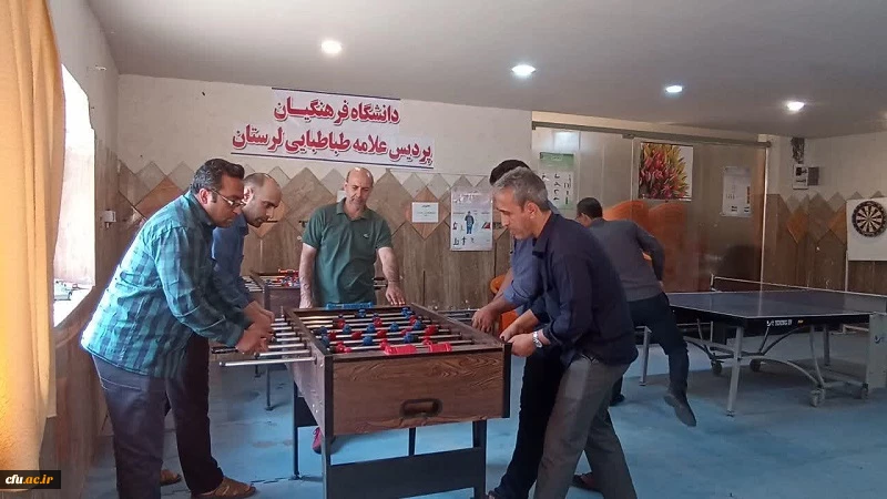 مسابقات ورزشی به مناسبت هفته تربیت بدنی با حضور اساتید، دانشجویان و کارکنان دانشگاه فرهنگیان لرستان پردیس علامه طباطبایی خرم آباد. 4