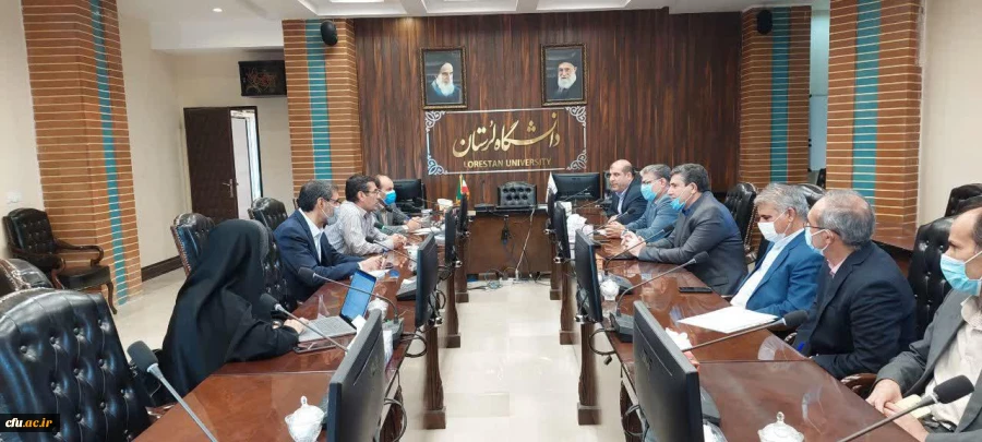 جلسه طرح تعاون وزارت عتف جهت راه اندازی رشته های آموزش تاریخ، مدیریت آموزشی و علوم تربیتی در مقطع کارشناسی ارشد در دانشگاه فرهنگیان لرستان 2
