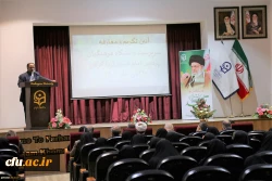 مراسم تکریم و معارفه سرپرست پردیس امام خمینی(ره) گرگان برگزار شد. 2