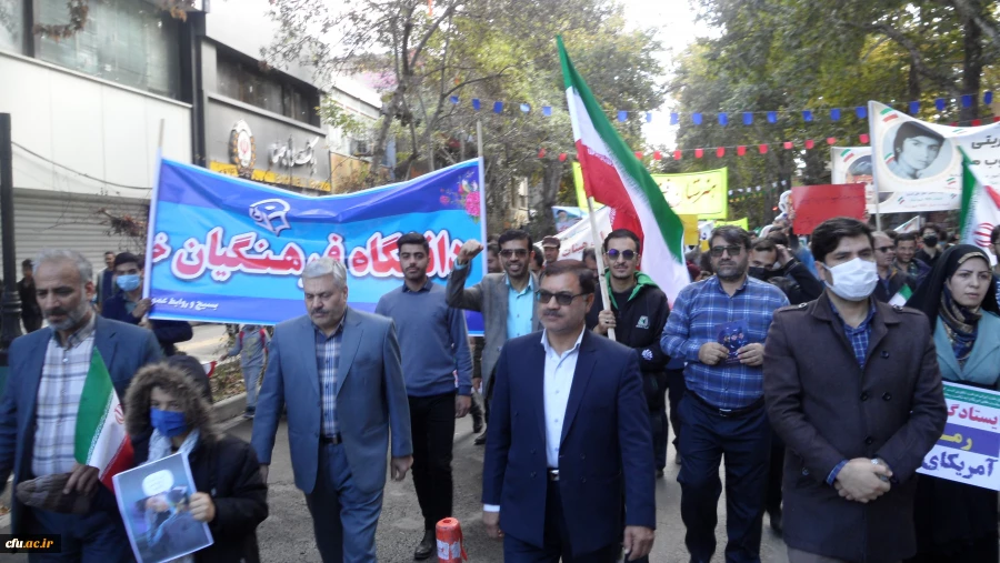  راهپیمایی 13 آبان روز تسخیر لانه جاسوسی، روز مبارزه با استکبار جهانی در استان خراسان شمالی  5