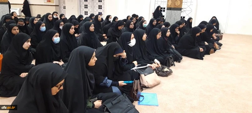 مراسم عزاداری و برپایی سفره حضرت معصومه (س)  در پردیس بنت الهدی صدر اردبیل