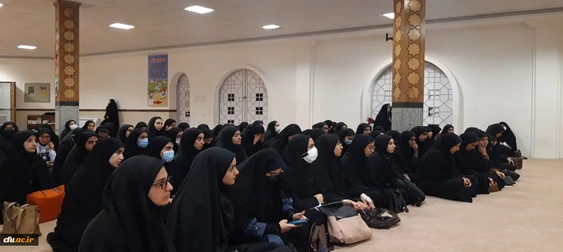 مراسم عزاداری و برپایی سفره حضرت معصومه (س)  در پردیس بنت الهدی صدر اردبیل