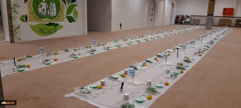 مراسم عزاداری و برپایی سفره حضرت معصومه (س)  در پردیس بنت الهدی صدر اردبیل