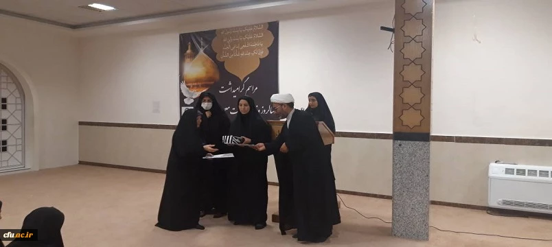 مراسم عزاداری و برپایی سفره حضرت معصومه (س)  در پردیس بنت الهدی صدر اردبیل