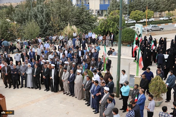 محکومیت حادثه تروریستی شاهچراغ توسط اساتید، کارکنان و دانشجومعلمان دانشگاه فرهنگیان استان ایلام 6