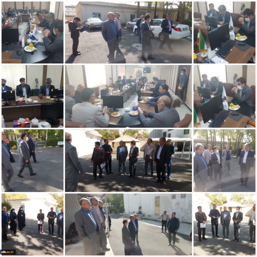 نشست سرپرست امور پردیس های استان کهگیلویه و بویراحمد با هیئت رئیسه دانشگاه آزاد اسلامی 2