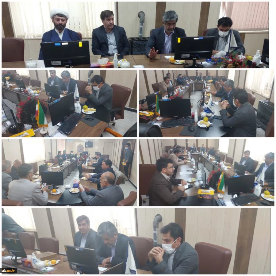 نشست سرپرست امور پردیس های استان کهگیلویه و بویراحمد با هیئت رئیسه دانشگاه آزاد اسلامی 2